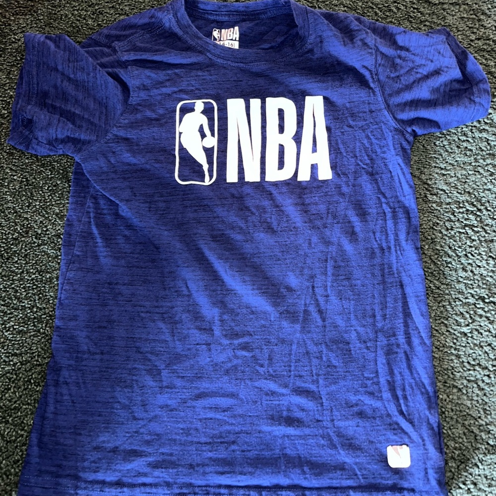 NBA boys blue shirt
